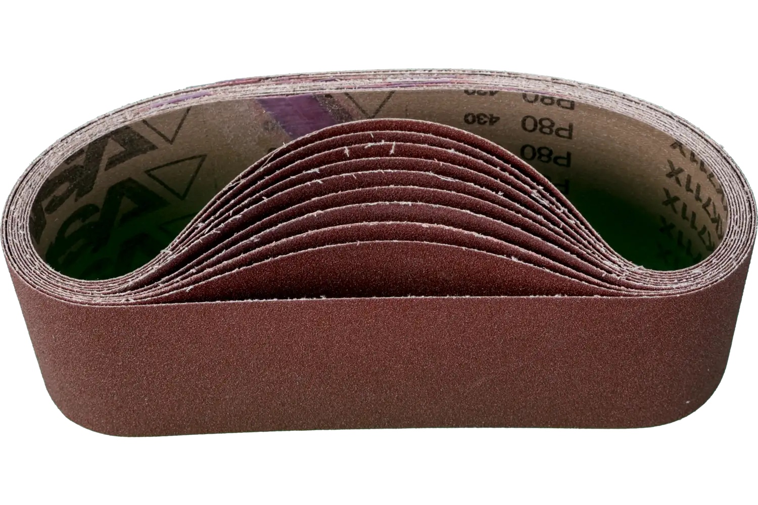Picture of Pferd Abrasive Portable Belt, 24" x 3, 80 Grit, Aluminum oxide
